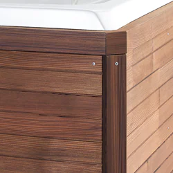 USSPA Whirlpool mit Thermowood-Paneelen