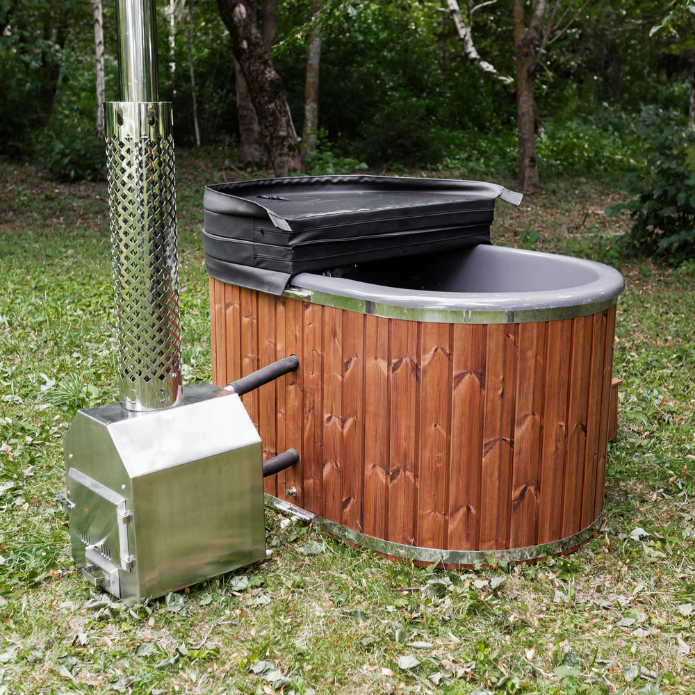 Glasfaser-OFURO-Whirlpool mit externem Heizsystem