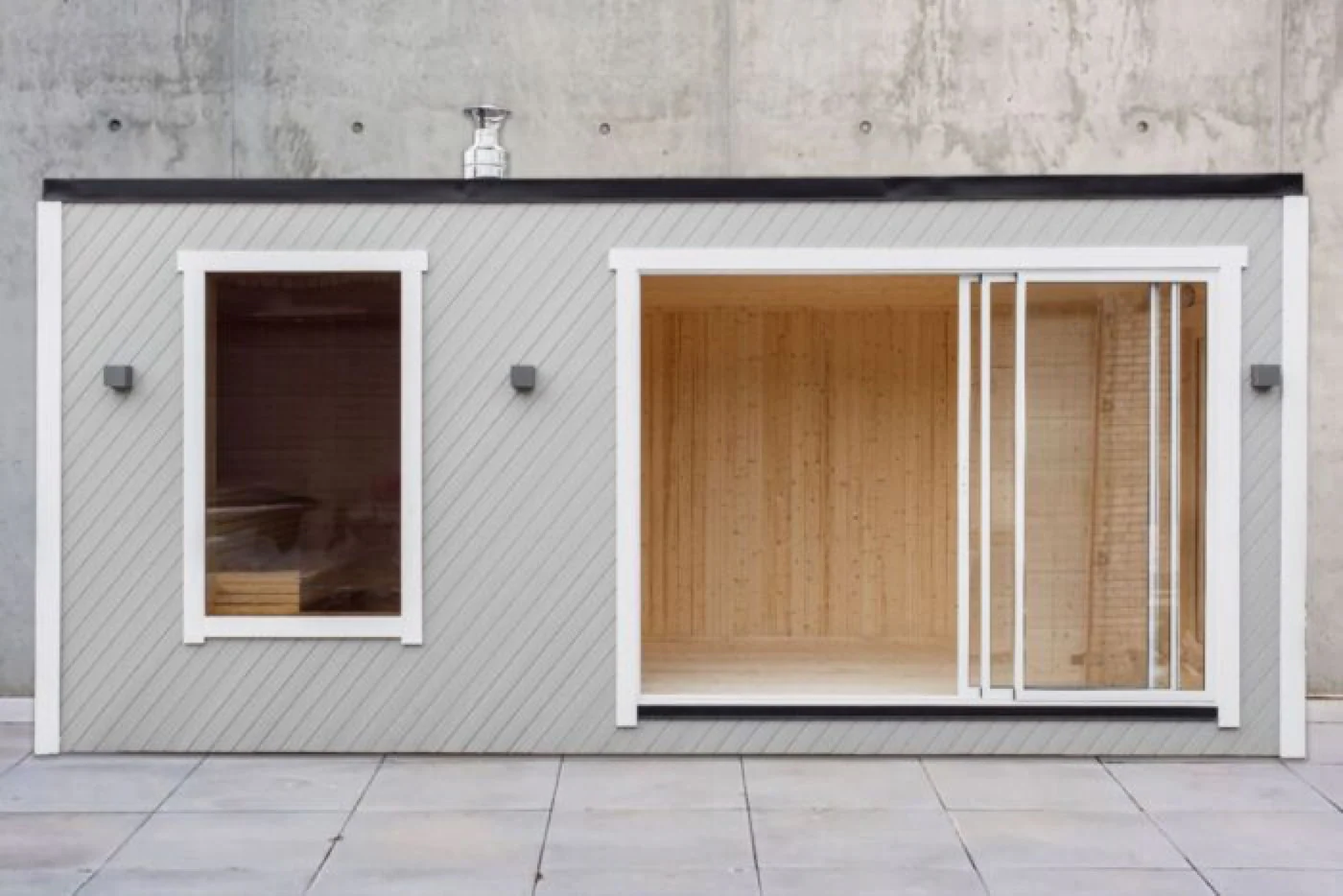 Sauna COMFORT 235×600 Detailansicht 2