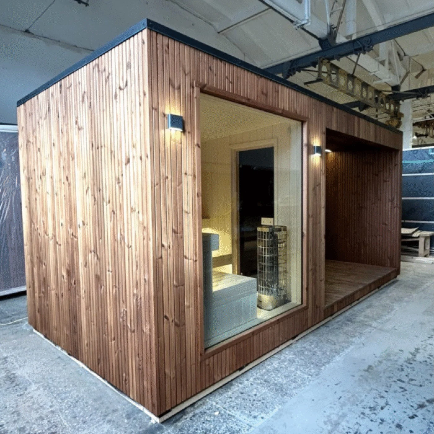Sauna HIDEAWAY 240×520 Außenansicht