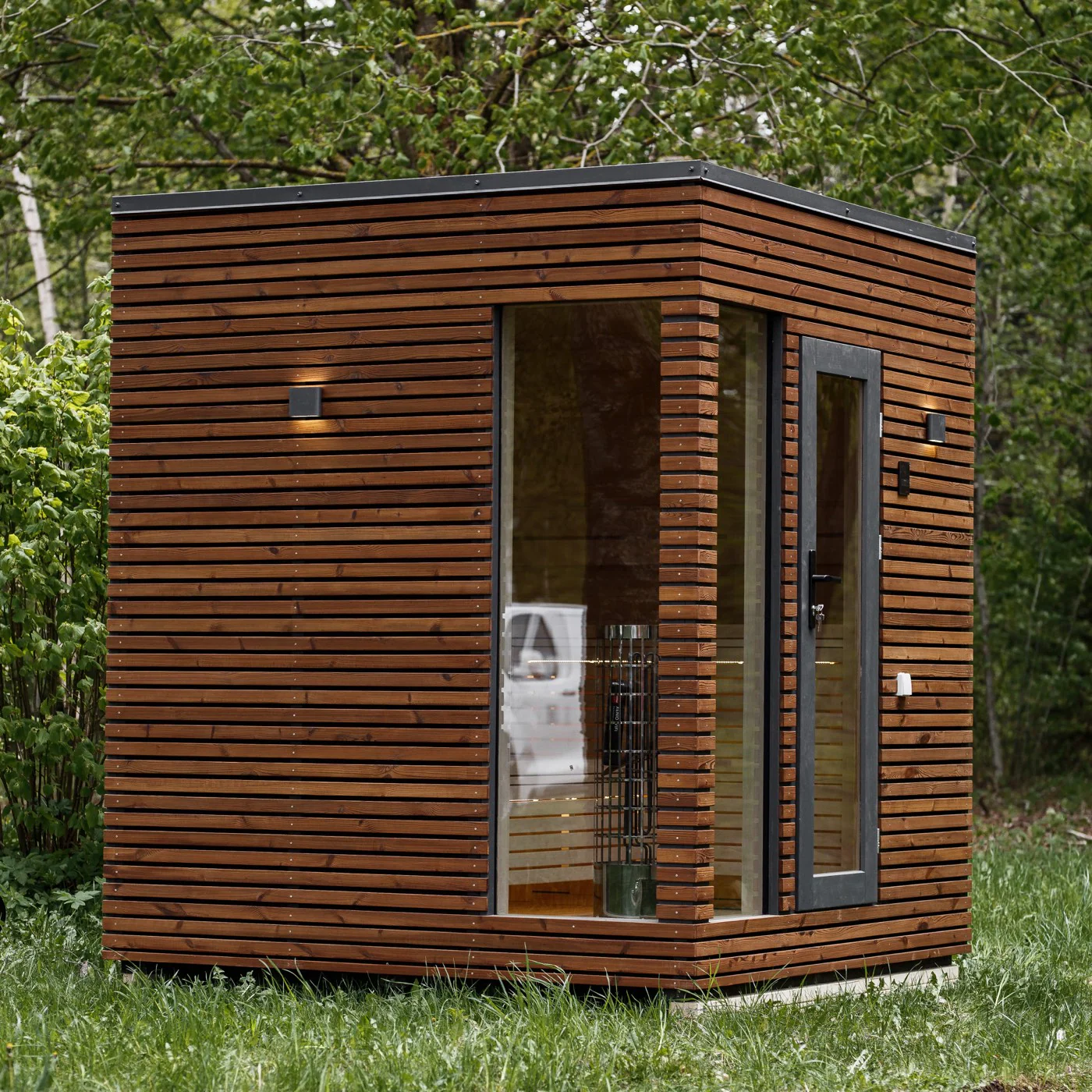 Sauna BALANCE 210x210 Detailansicht 1