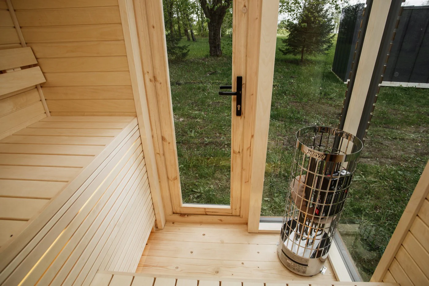 Sauna BALANCE 210x210 Detailansicht 2